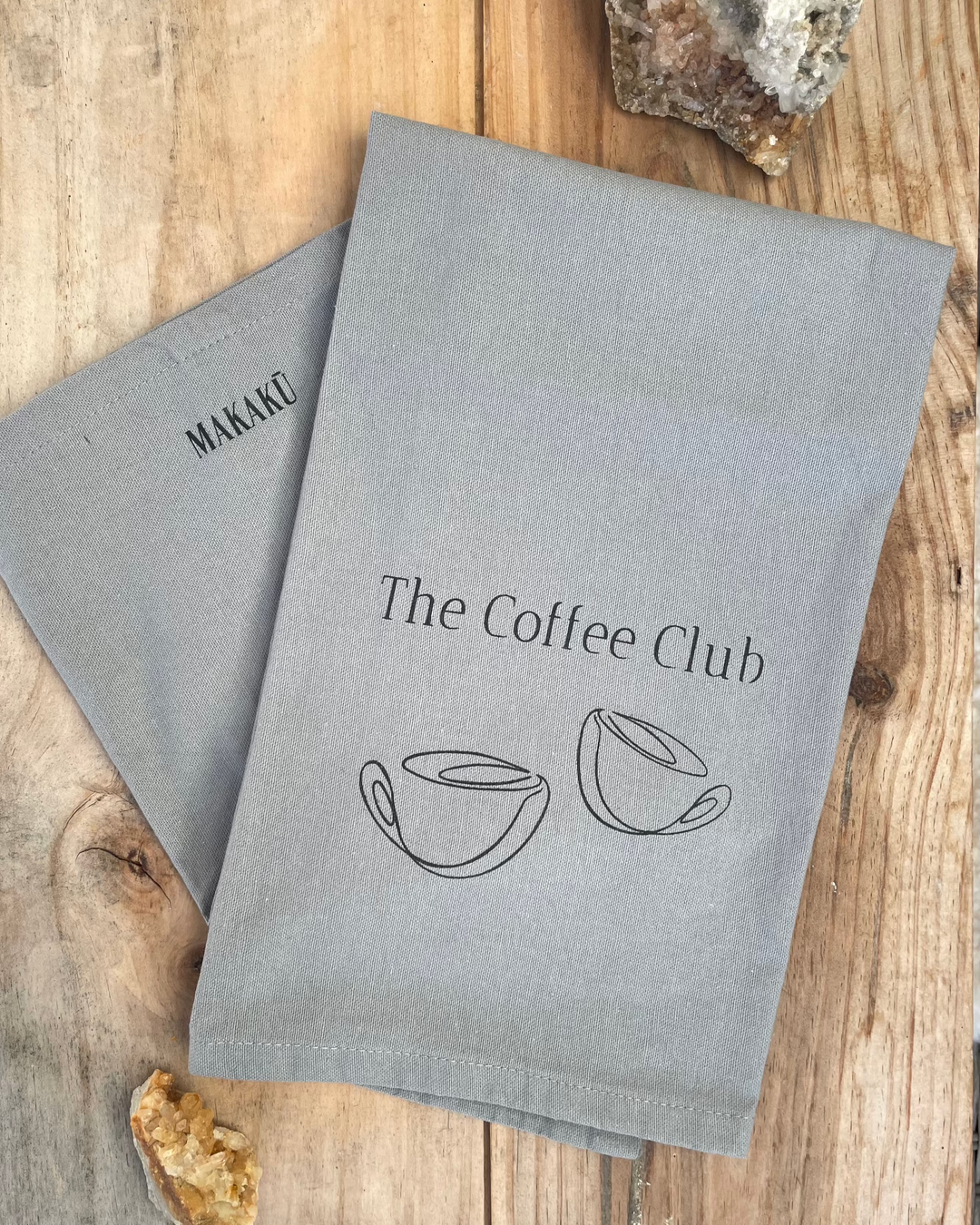 Geschirrtuch aus 100 % Bio-Baumwolle – "The Coffee Club"